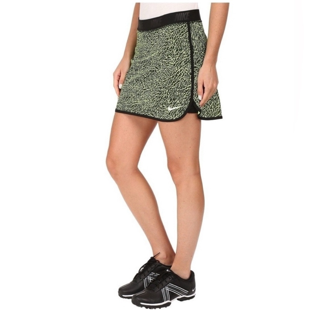 Nike Golf Dri-Fit Animal Print Skort Black SZ M